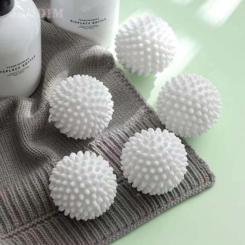 6.5cm PVC Reusable Laundry ball Fabric Softener Dry Laundry Bathroom Dryer Ball Clothes Cleaning Washing Ball Tool Accessories