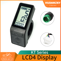 Ebike Display KT LCD4 Smart 24V 36V 48V Ebike LCD led SM/Waterproof Plug Display For Electric Bicycle Conversion Kit