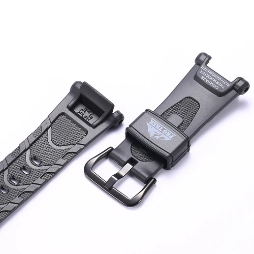 Imagen 2 del producto Correa de goma adecuada para Casio Protrek Prg-240 PRG-40 serie Pathfinder, accesorios de correa de reloj deportivo resistente al agua para hombre
