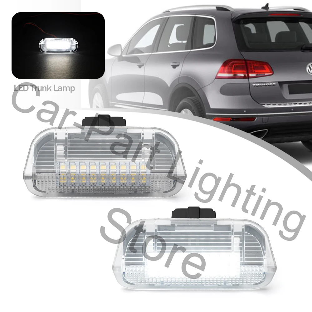 

2Pc LED Trunk Boot Lamp Compartment Light For VW Golf Plus 05-07 Touareg II MK2 10-18 Interior Courtesy Luggage Ceiling Lamp