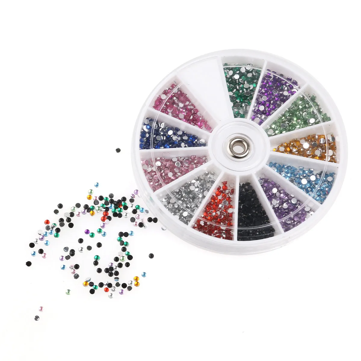 

Nail Decorating Kit Liner Brushes Design Pen French Tip Clean up Artist Supplies Colorful Small Flower Stickers Manicure Tools