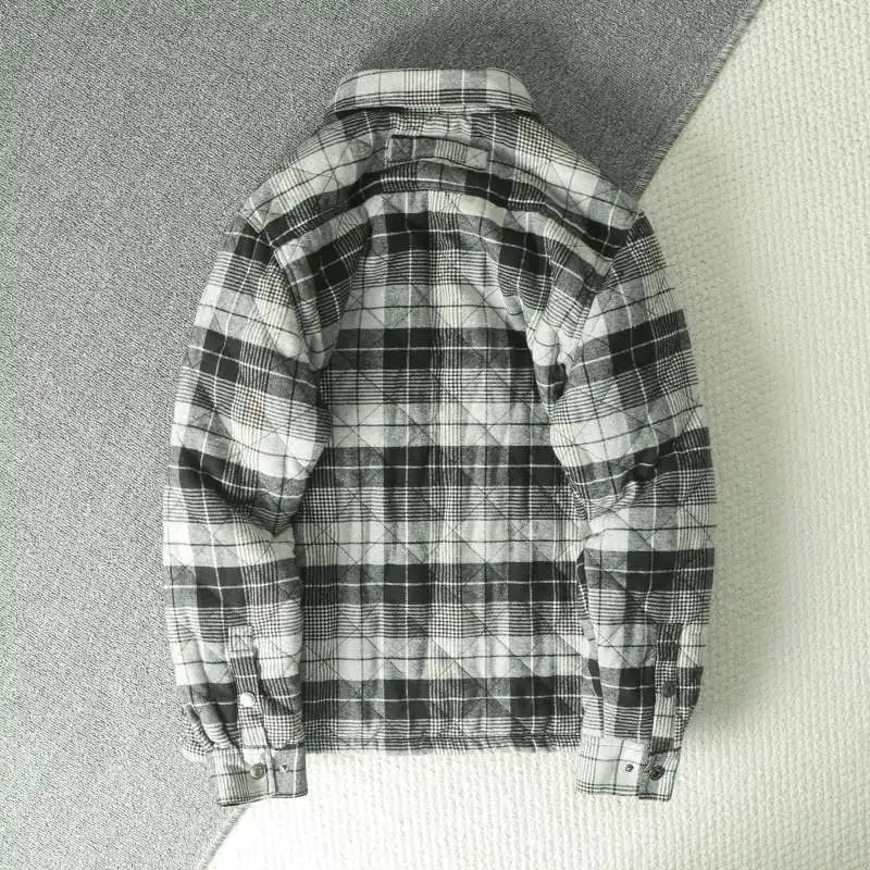 เสื้อแจ็คเก็ตผ้าฟลานเนลลายสก็อ - Flannel Shirt Lined บทวิจารณ์และราคา