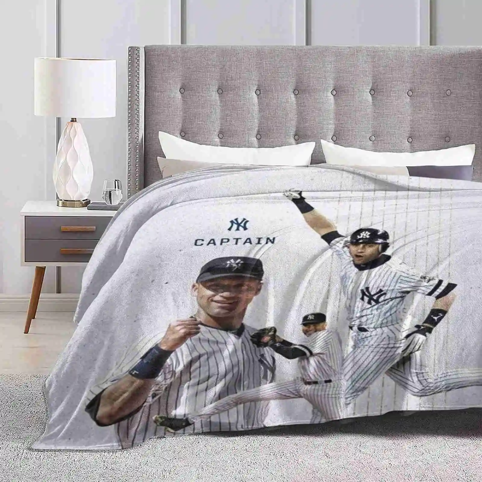 Derek Jeter Trend Style Funny Fashion Soft Throw Blanket Derek Jeter