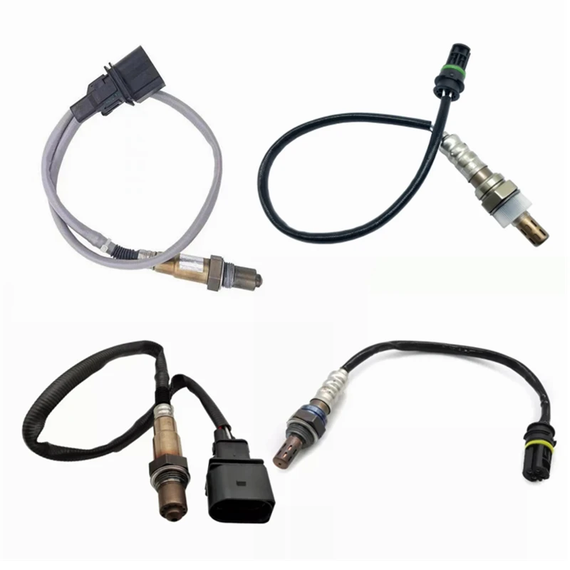 

4PCS 11787512985 11787530282 11787530285 11787547313 Front Rear Oxygen Sensor For BMW 1 3 Series E87 E90 N46