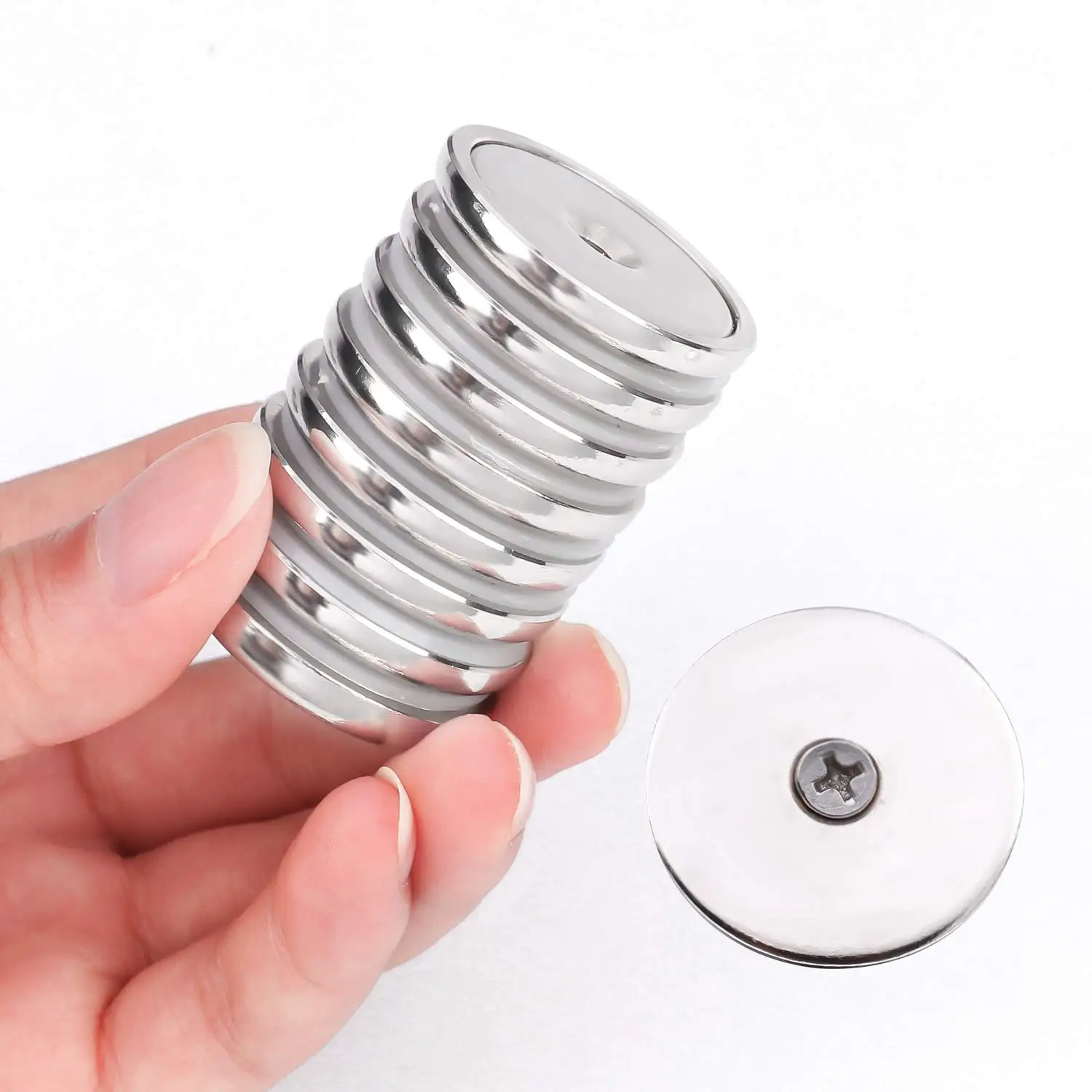 

12Pcs Holding Force Neodymium Cup Magnets Industrial Strength Round Base Rare Earth Magnets with Heavy Duty Countersunk Hole New