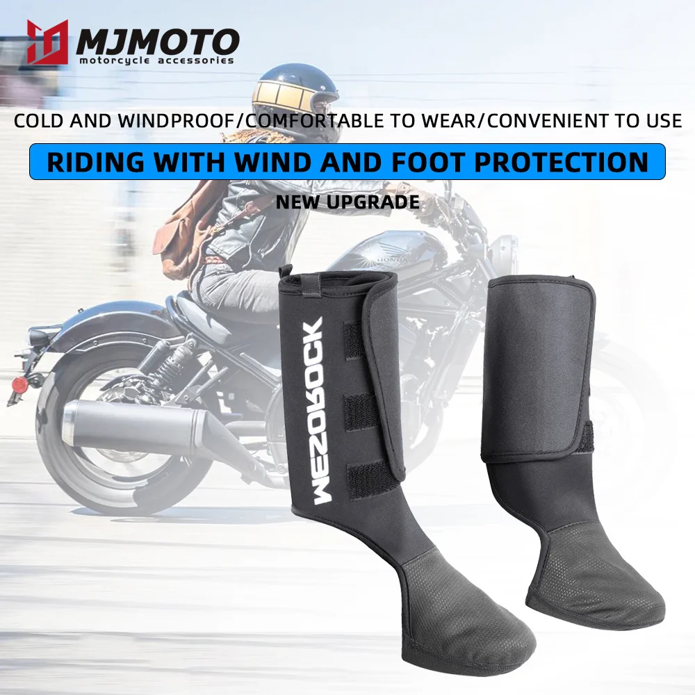 New Motorcycle Riding Ankle Covers Men Women Windproof Motocross Ankle Covers Wear-resistant Motorbike Ankle Cover Anti-scalding