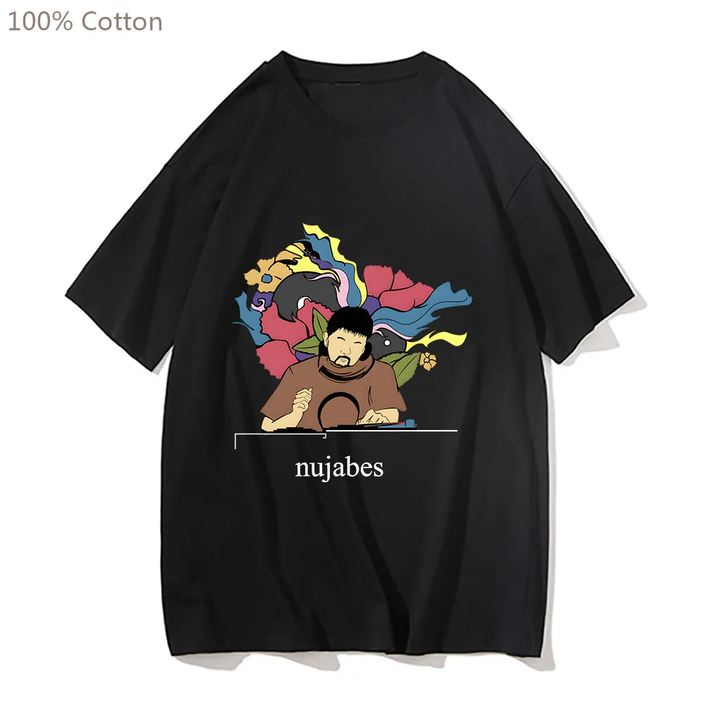 Jazz Hip Hop Nujabes Lo-Fi Aesthetic T Shirts MEN DJ Music Cool Tshirts 100% Cotton T-shirts Originality Short Sleeve Sweatshirt