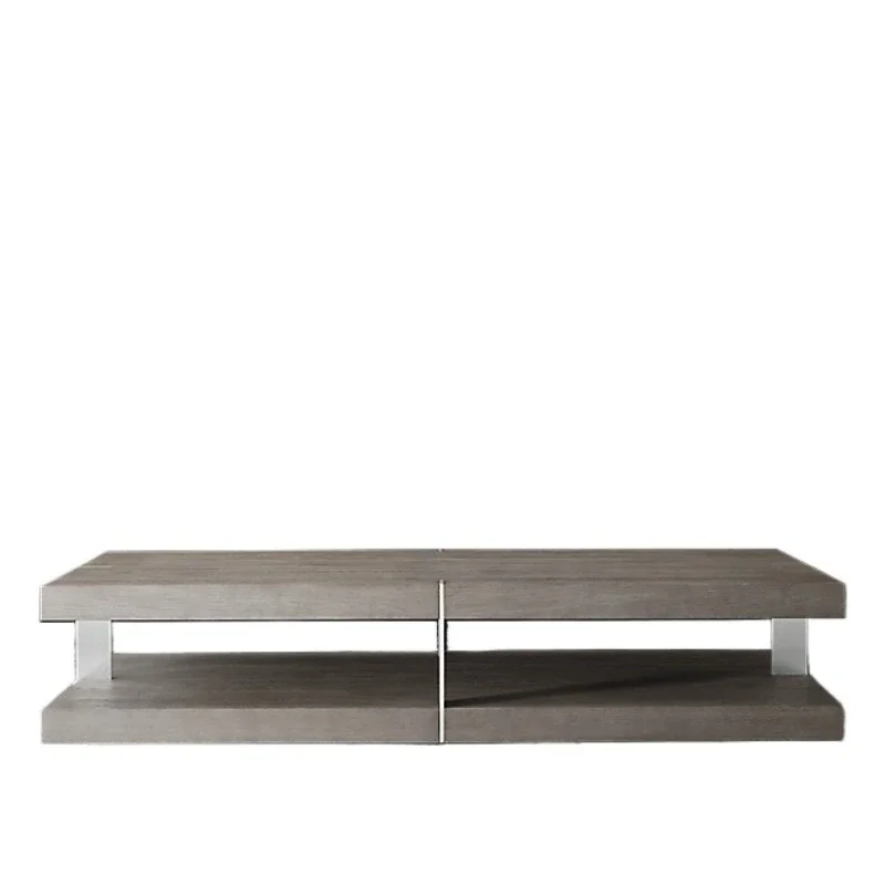 

American simple modern light luxury coffee table neoclassical living room solid wood furniture coffee table coffee table
