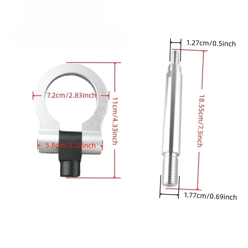 Aluminum Decorative Tow Hook For Chevrolet Camaro Auto Exterior Modification Parts Easy To Mount car Accessories