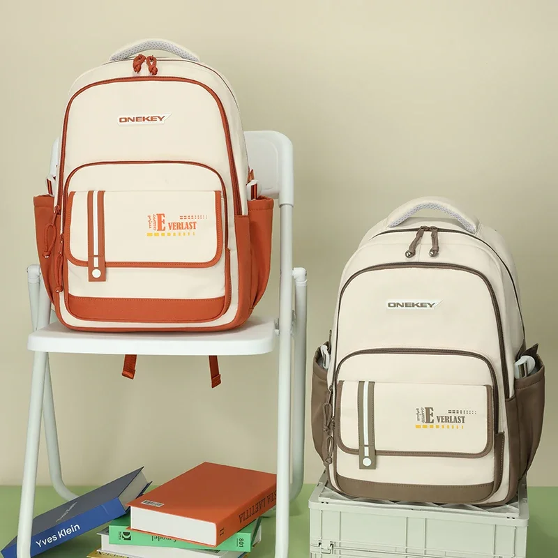 Schoolbag Female High School High School High Capacity Junior High School Students Light High Appearance Level Backpack