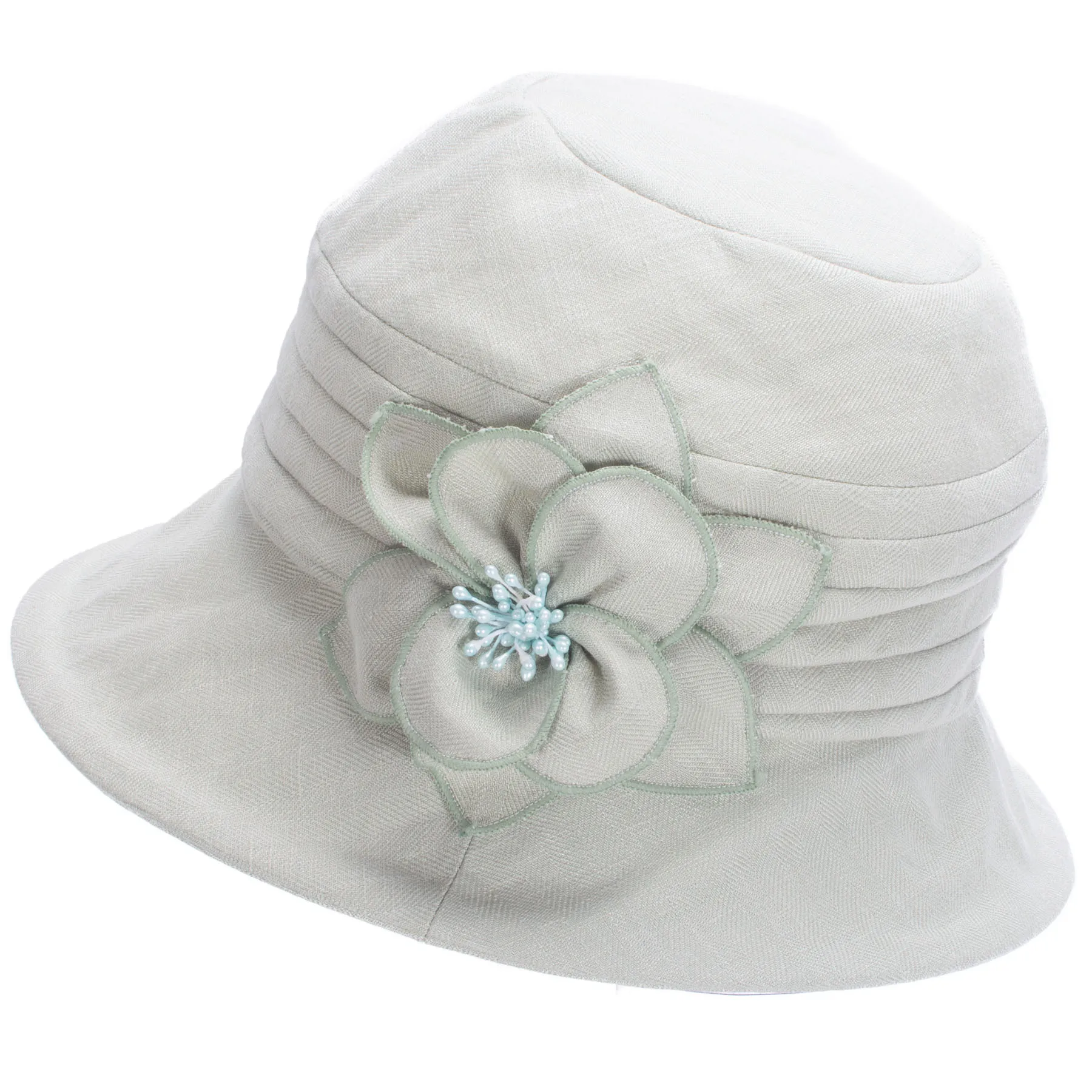 

Lawliet 1920s Flappers Vintage Style 100% льняная шляпа-«Колокол» от солнца летняя Цветочная шляпа A602