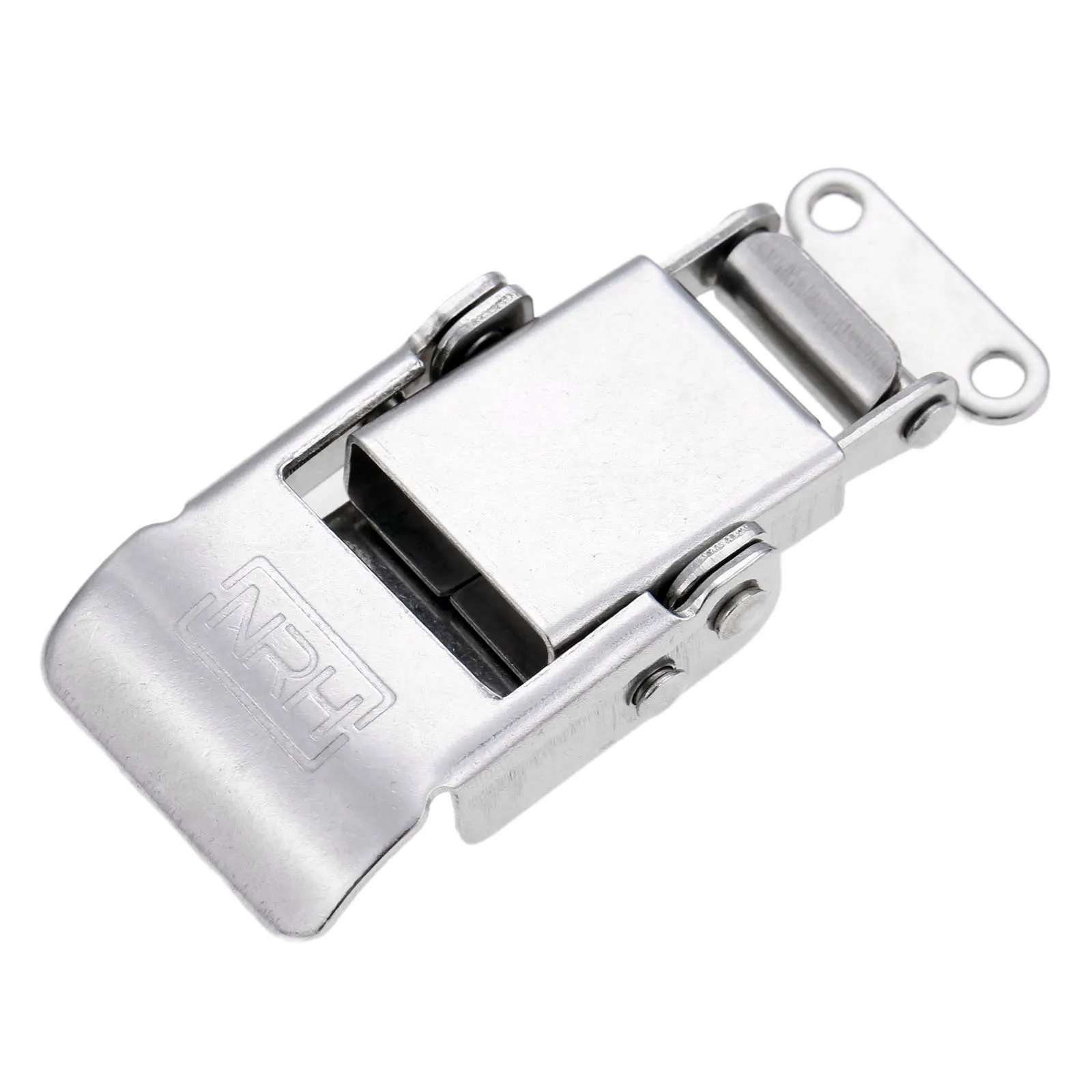 

1Pc Stainless Steel Latch Catch Buckle Wooden Case Buckle Tool Box Latch Instrument Case Hasp Hardware For Home Office 67*30mm