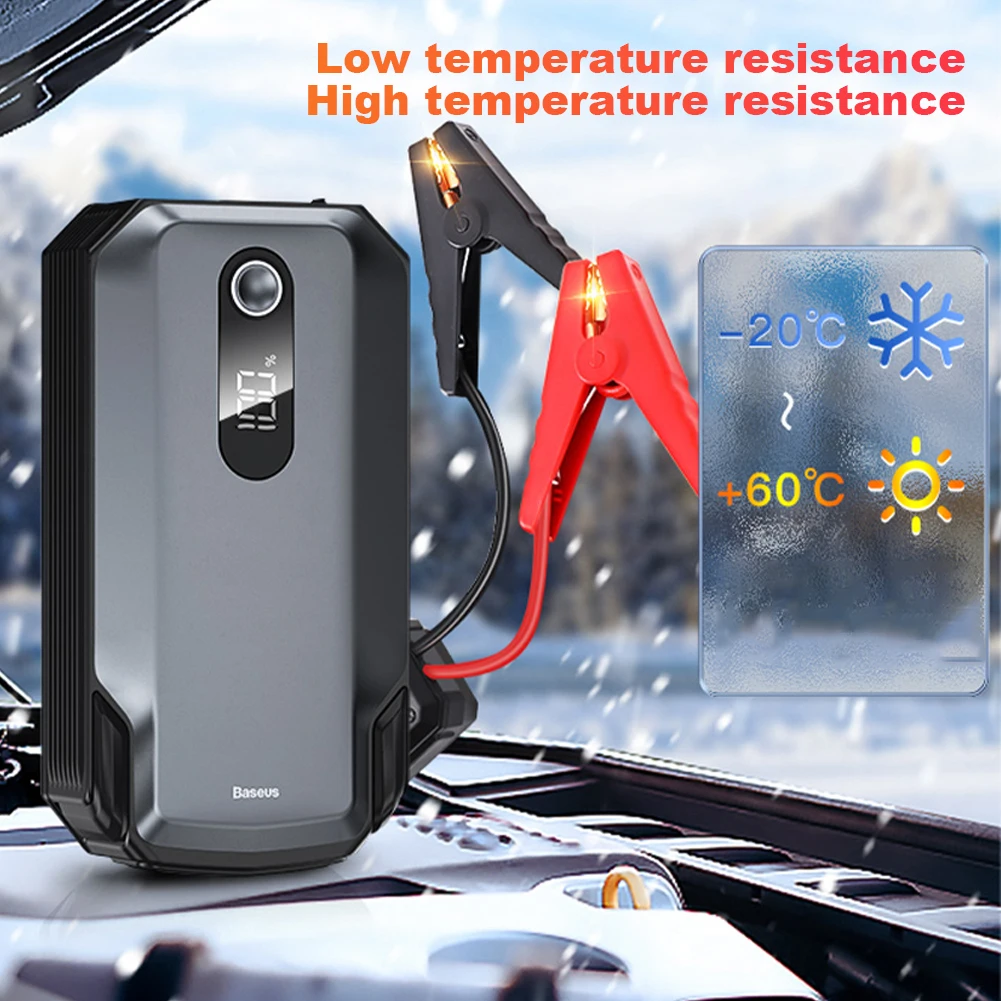 Car Jump Starter 10000mAh Car Battery Charger 1000A Starting Device Waterproof Portable Car Battery Booster Car Starter Device