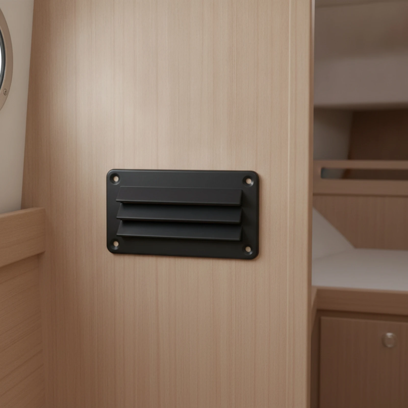Vent Louver Plate Nylon Slatted Vent Cover Ventilation Grille Lightweight Louver Grille Long-Lasting for Boat, RV