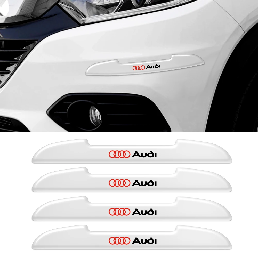 

4Pcs Car Door Transparent Anti-Collision Scratch Protect Strip For Audi A1 A2 A3 A4 A5 A6 A7 A8 Q5 Q7 C8 B8 C6 Quyttro Sline RS