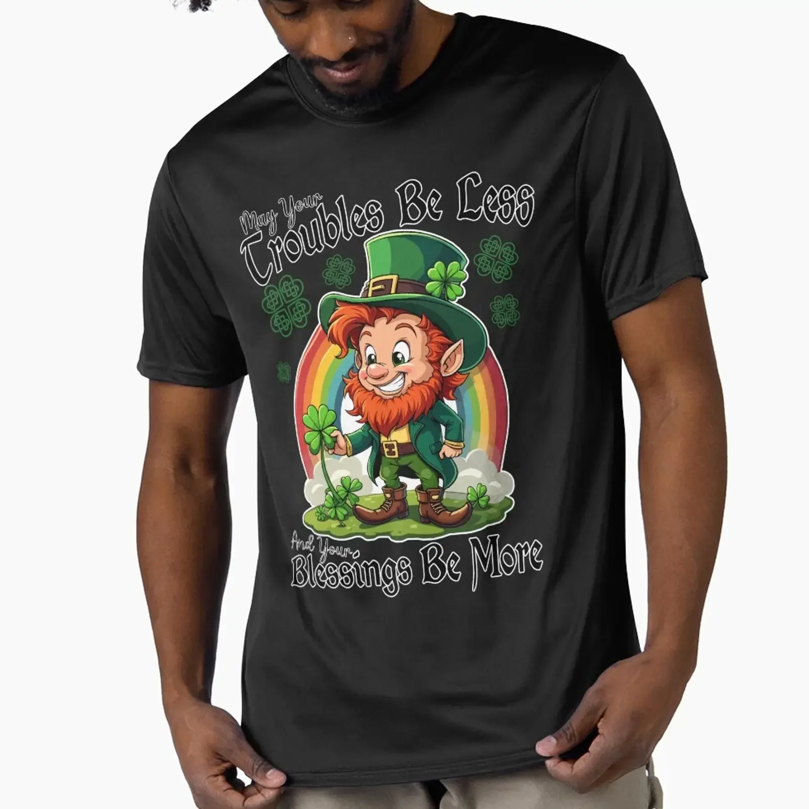 Irish Blessing St Patrick's Day designed and sold by Frog Level Treasures vintage Washed Casual Soft designer clothes