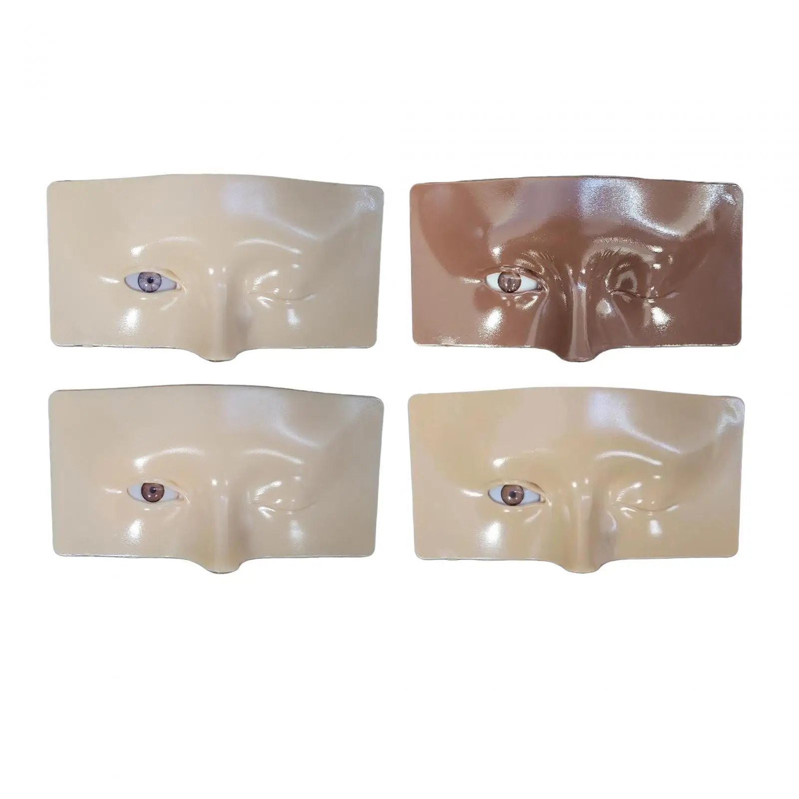 Viso per la pratica del trucco degli occhi 16,6x8,3 cm per truccatori di formazione per il trucco