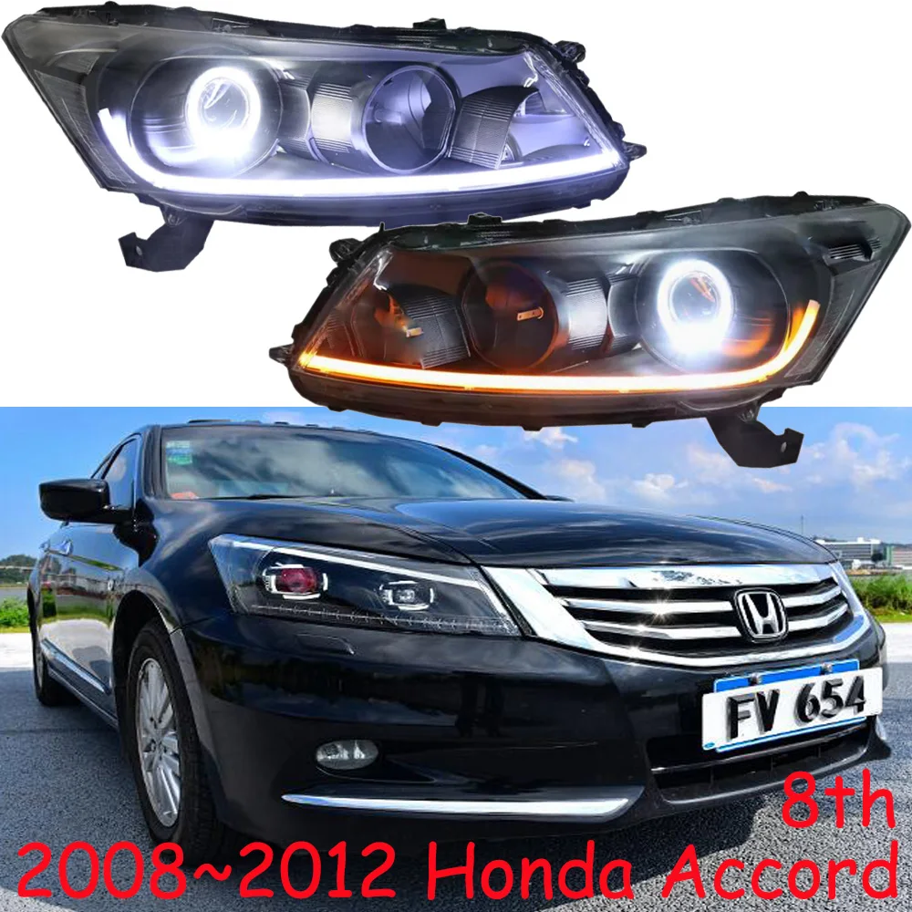 

car bupmer head light for Honda Accord headlight 8th 2008~2012y LED car accessories DRL fog for Honda Accord headlamp