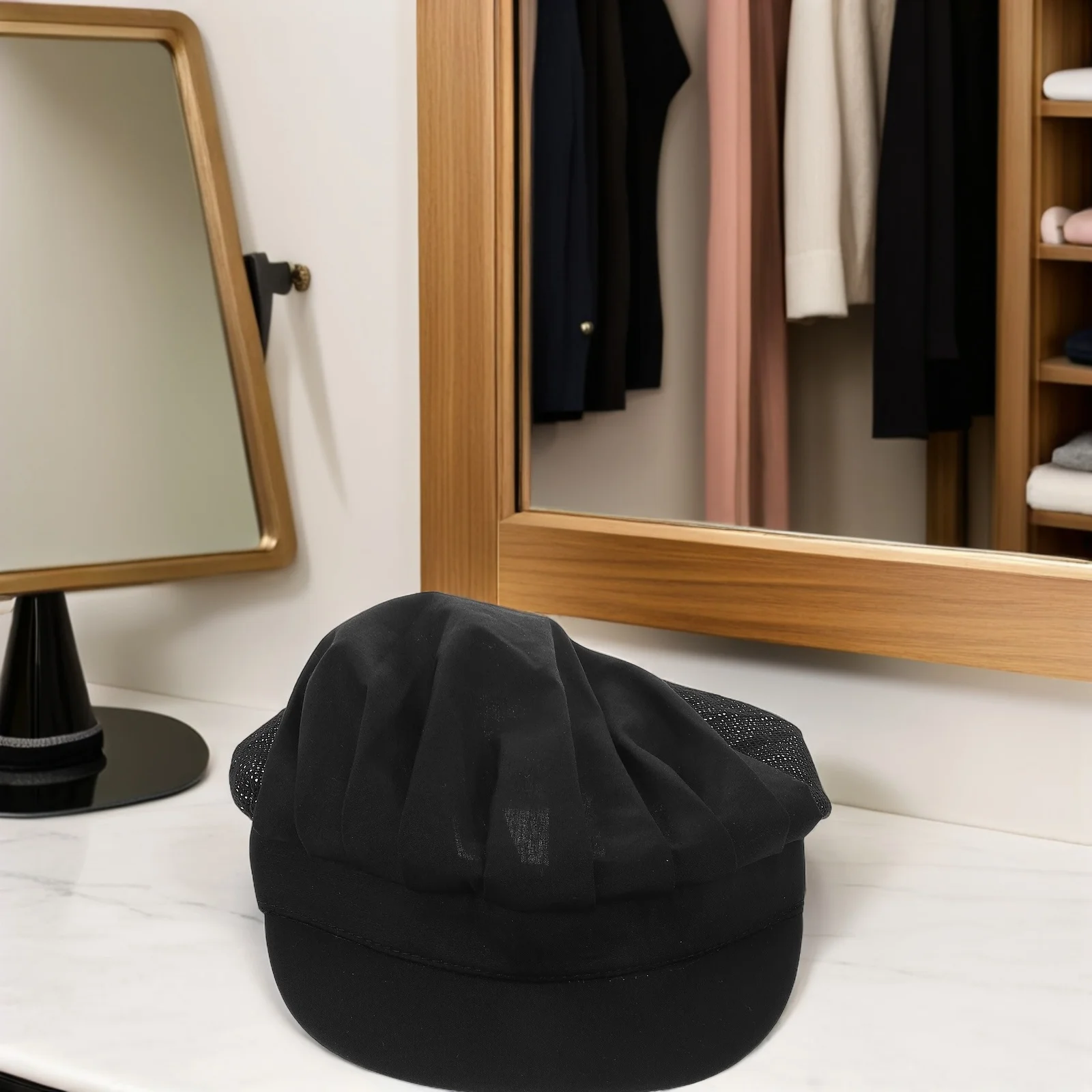 4개입 주방 요리 모자 조절 가능한 통기성 메쉬 셰프 모자 베이커용 음식 서비스 헤어 네트 작업용 셰프 캡 유니섹스 디자인