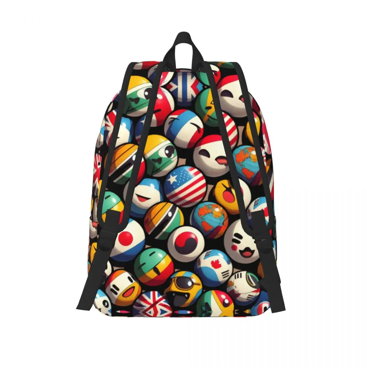 Countryball Casual Backpack Gift Student Business Daypack for Men Women Laptop Shoulder Bag