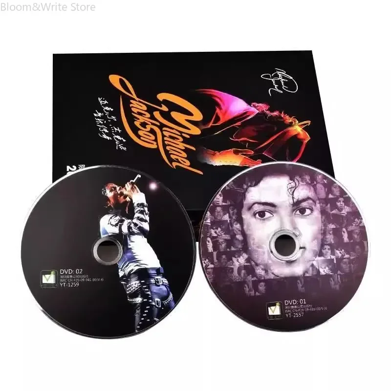 Classic Superstar MJ Michael  Music DVD Concert Album 20pcs Music Record Car Soundtracks Box Party Music Collection Gifts