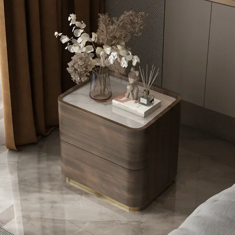 Nightstands Bedside Table Side Organizer Bed Desk Storage Cabinets Corner Nightstands Drawer Criado Mudo Furniture Bedroom