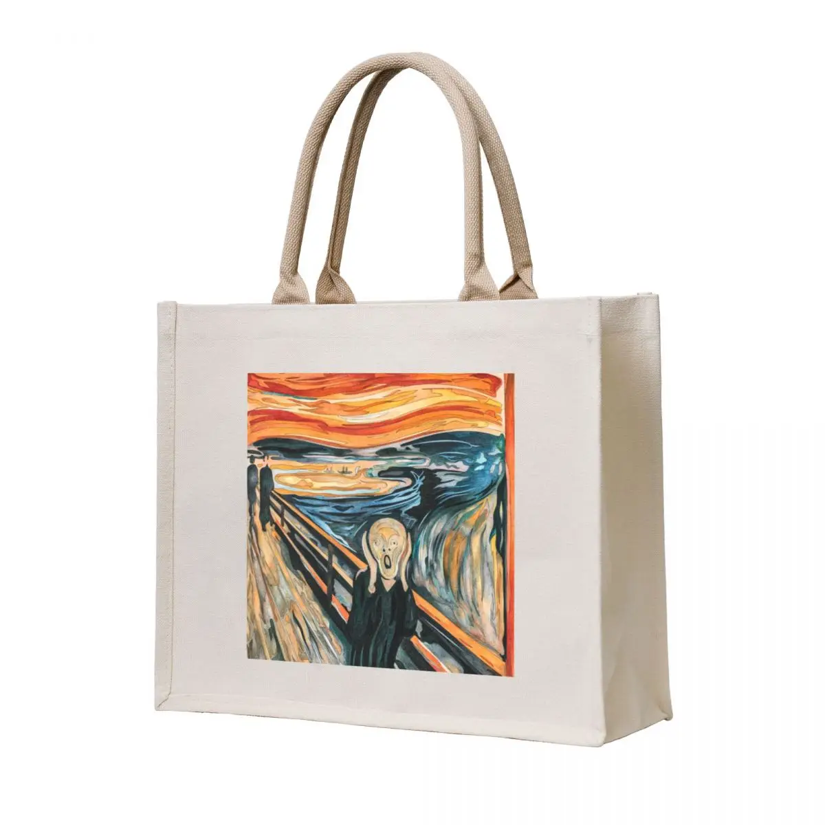 

The Scream, Norwegian Expressionist Painting By Artist Edvard Munch In 1893, Expressionist Art, Inspired Recreation Tote Bag