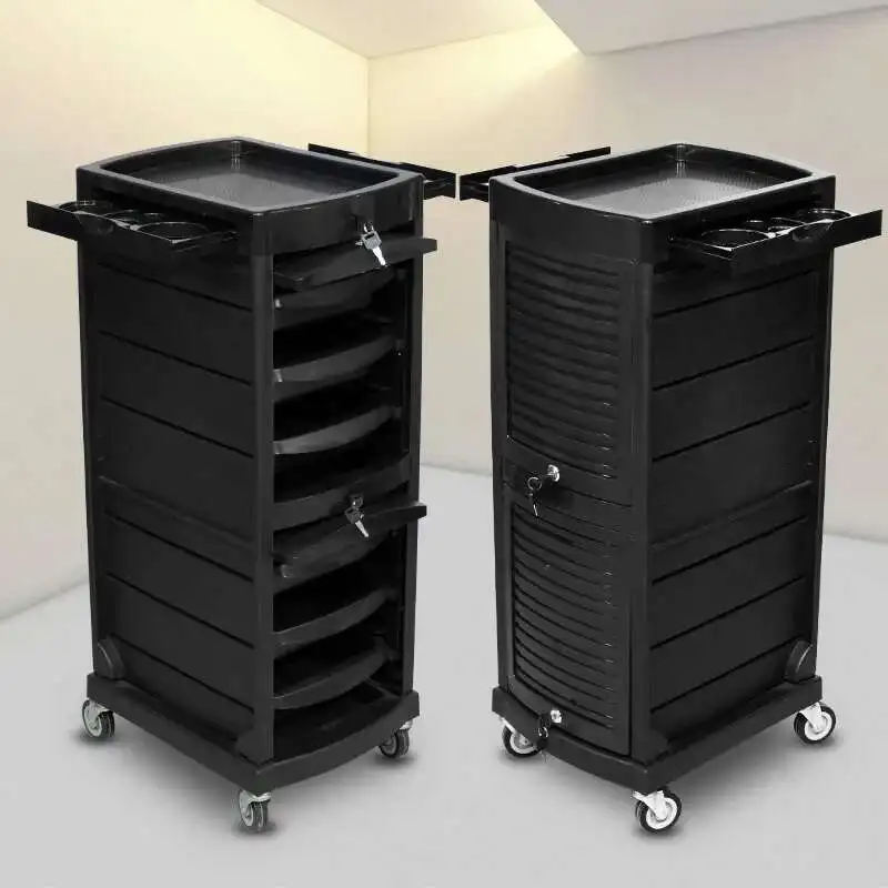 

Japanese Style Nail Salon Trolley Barber Shop Storable Originality Trolley Multifunctional Modern Furniture Skjuta En Vagn HBSC