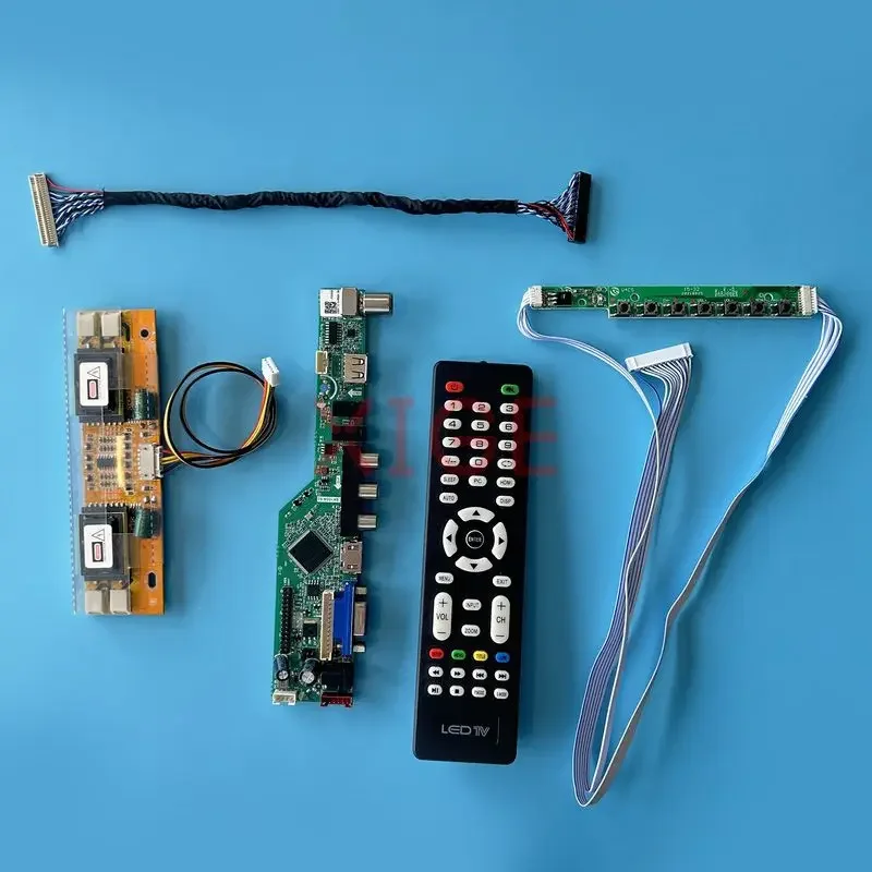 

Плата драйвера для LM220WE1 LM220WE3 LM201WE3 LM201WE4 IR + USB + AV + HDMI + VGA LVDS 30-контактный 1680*1050 4CCFL комплект для сборки аналогового ТВ