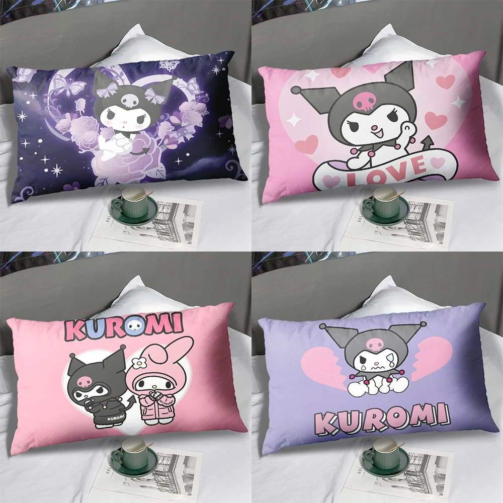 Cute cartoon Kulomi printed pillowcase girl heart home furnishing room decoration sofa cushion cover bed sleeping pillowcase