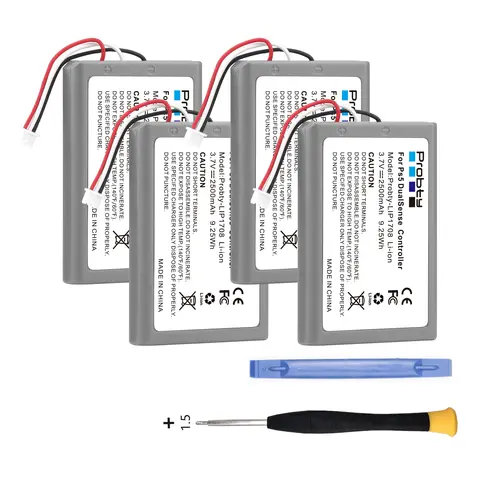소니 플레이스테이션 5 PS5 DualSense CFI-ZCT1W 무선 컨트롤러 교체용 배터리 LIP1708용 3.7V 9.25Wh