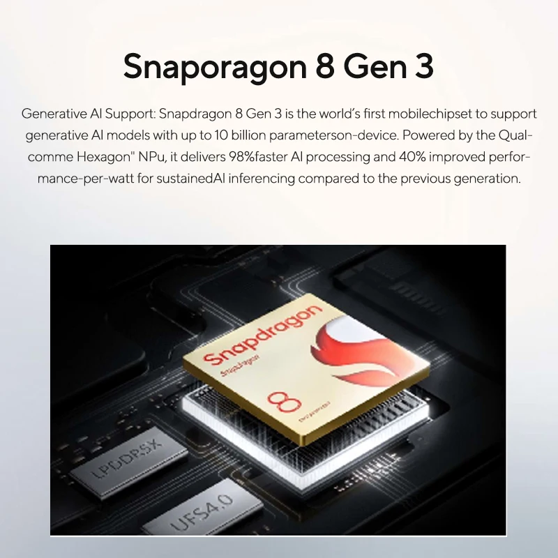 الإصدار العالمي Redmagic 10 Air NX779J Snapdragon 8 Gen 3 6.8 "AMOLED 120 هرتز 2480 x 1116 50MP * 2 + 16MP 6000mAh 80W NFC