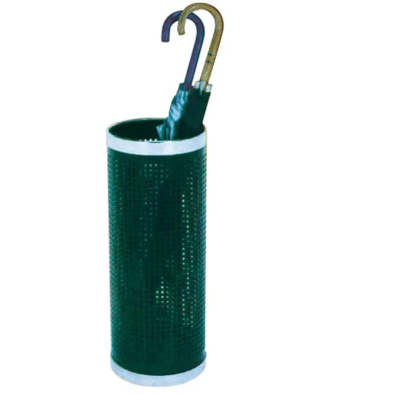 Umbrella holder, black steel, diameter 22 cm, height 57 cm, for indoor use