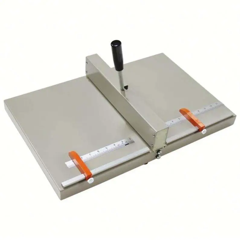 460mm Manual Desktop Creasing Machine New Office Equipment Core A3 Max Binding PLC Engine Automatic Paper Processing Machinery