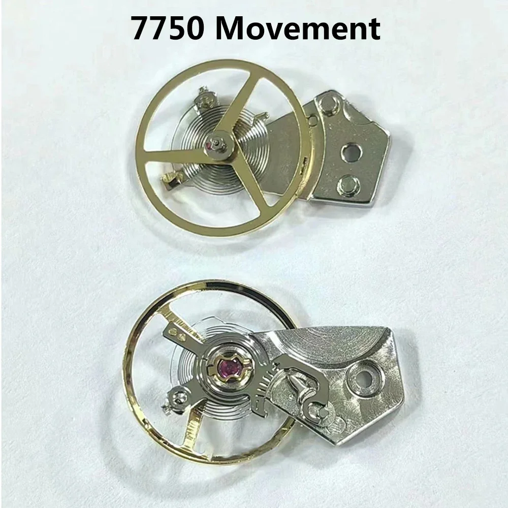 Watch Movement Parts Replacement Watch Balance with Balance-Spring with Balance-Cock Fit for Chinese 7750 Movement 28800 NEW DIY