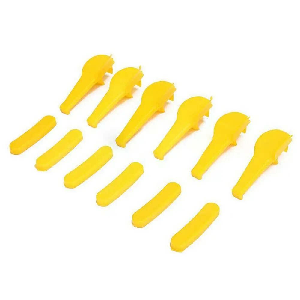 12Pcs Tire Changer Accessories Bird Head Protector Plastic Pad Protection Rubber Yellow Tire Changer Accessories