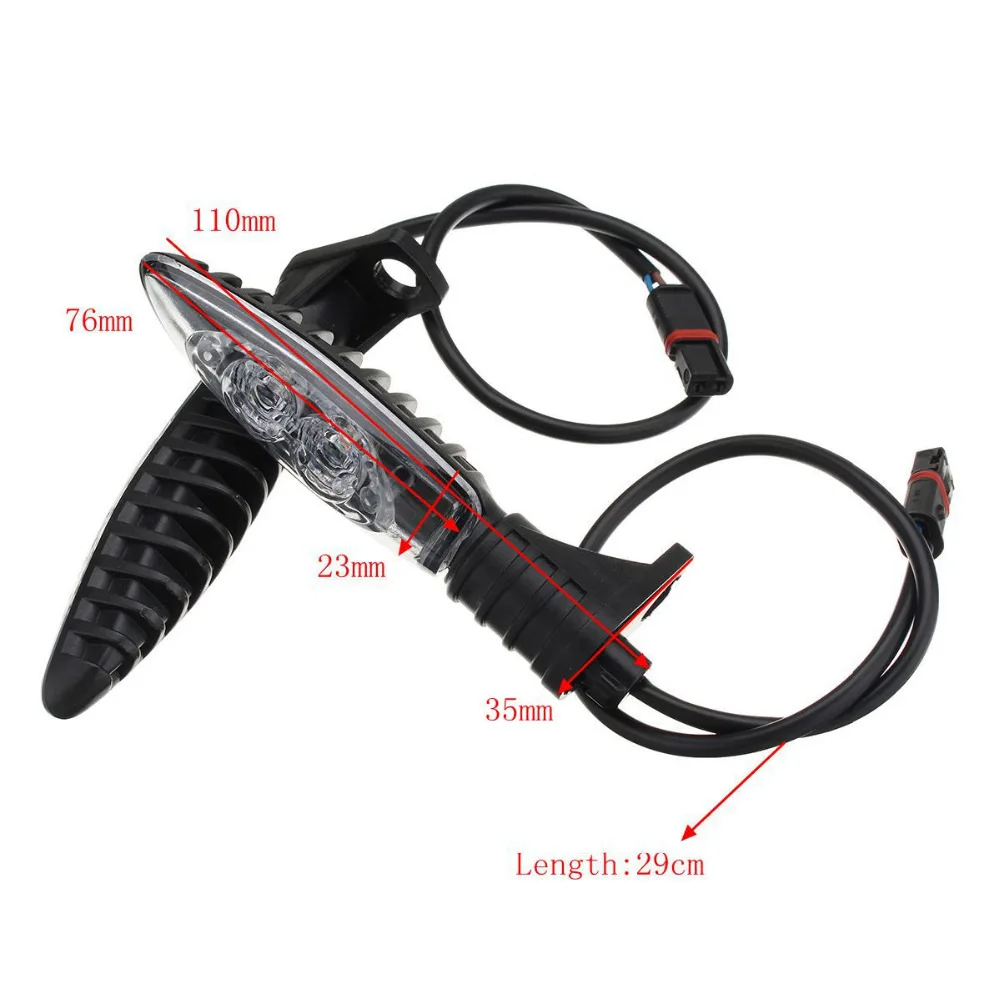 

Motorcycle Front or Rear LED Turn Signal Indicator Light Blinker for BMW HP4 S1000R S1000RR S1000XR R1200GS R1200R R1200RS