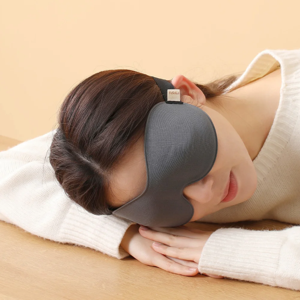 

3D Blackout Eye Mask Comfortable Breathable Shading Sleeping Mask Light Isolation Eye Protection 3D Eye Mask Eye Care Tools