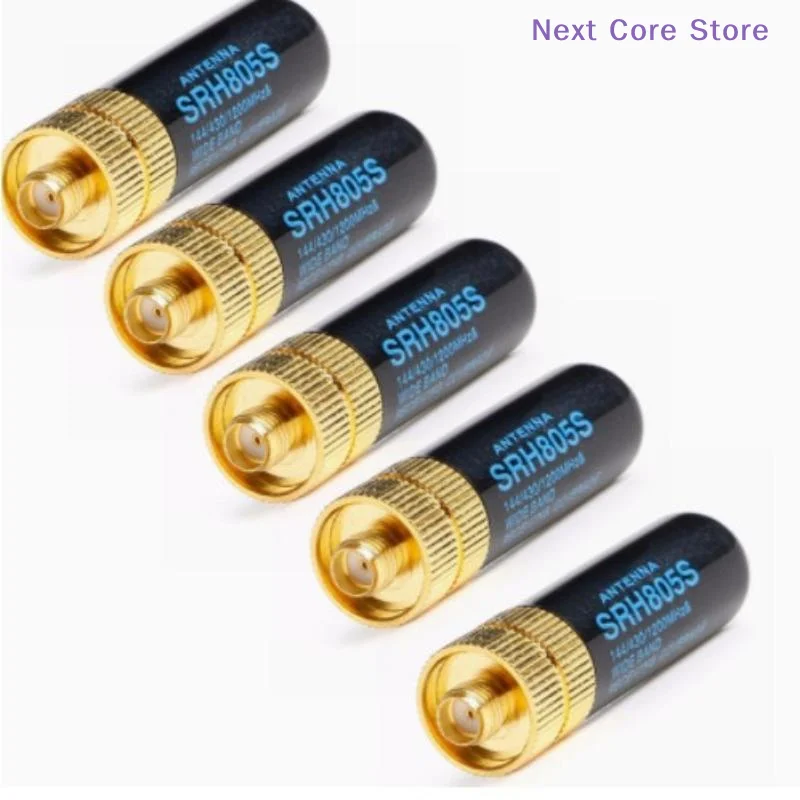 [NC]1Pc SMA-M/SMA-F Dual Band Antenna UHF VHF Antenna SRH805S Designed For Walkie Talkie 4.5cm[NC]