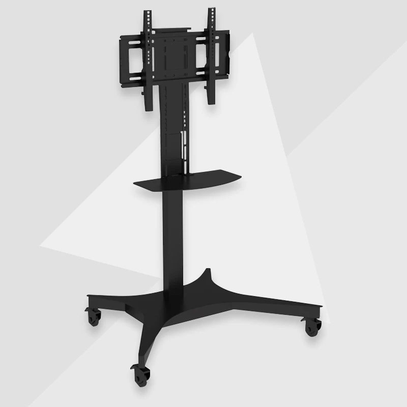 Modern Adjustable TV Mount Black Electric Modern Motorized TV Cabinet Stand Lift with Mount TV Trolley for Office Furniture