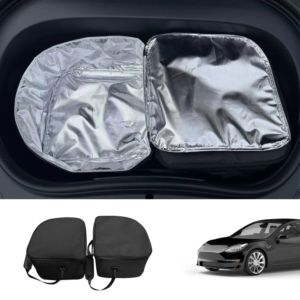 

For Tesla Model3/Y Frunk Double Insulation Waterproof Car Storage Bag Special for Outdoor Camping, Barbecue & Picnic