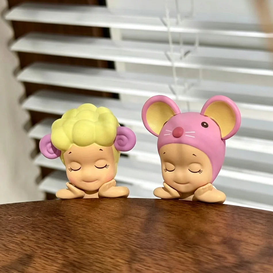 Lying Angel Sleep Series Blind Box im erhöhten Fußstil, trendige Spielzeugfigur, Handyhalter, Zimmer- und Auto-Ornament – Detail 14