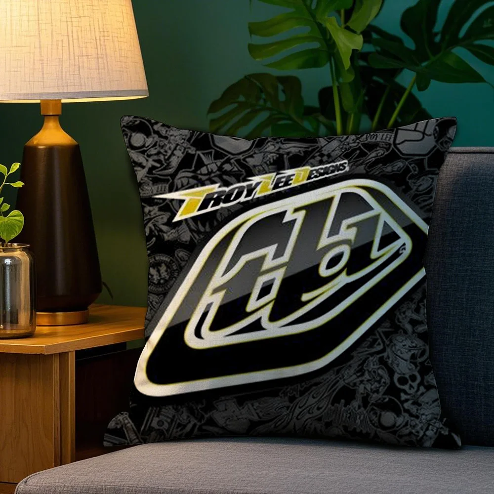 

Pillow Case Plush Fabric Soft Double Sided Print Sofa Cushion Cover Throw T-Troy Lee Pillow Covers