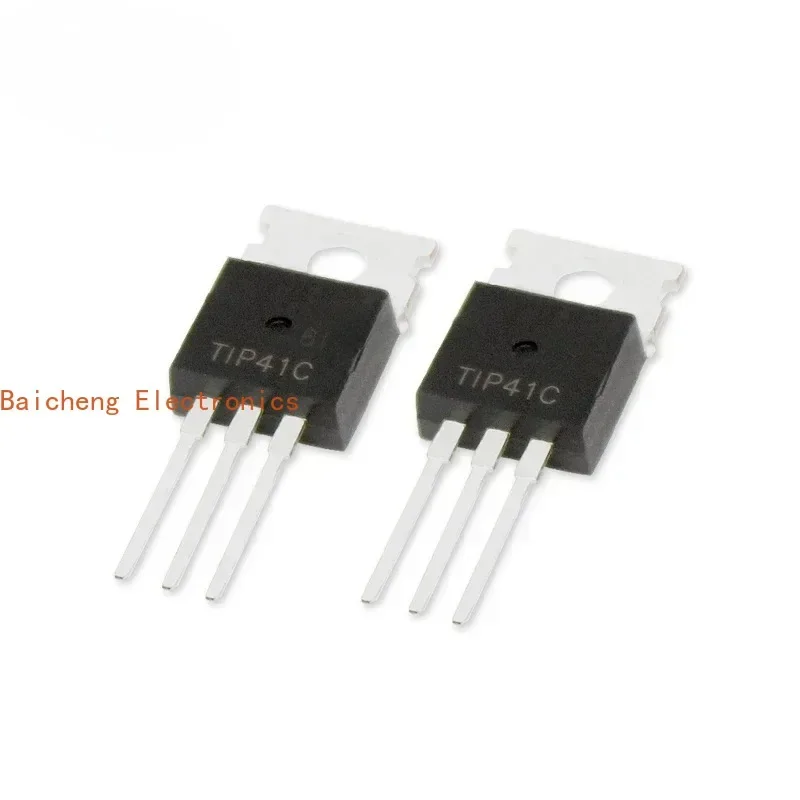 10PCS TIP41C TIP42C Transistor TO-220 100V 6A  Transistors TIP41 TIP42 IC