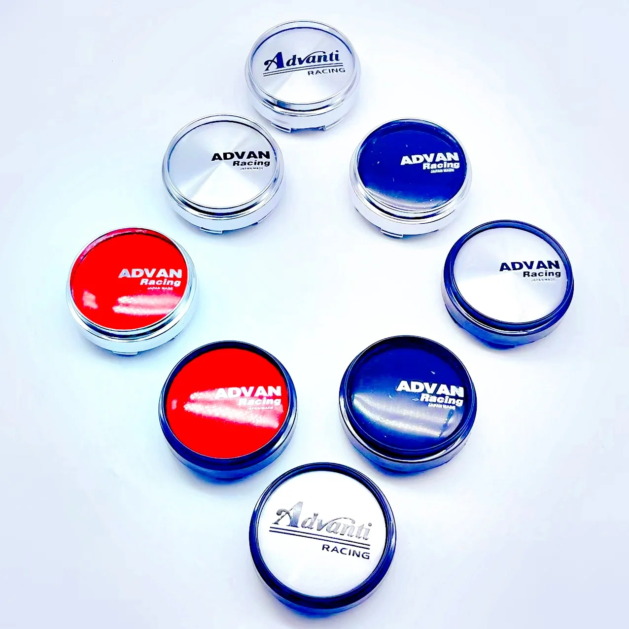 

4pcs/Lot High Quality 66mm Wheel Center Caps Hub ADVAN Racing Logo Emblem Badge Rims Cover Car Styling Accessories