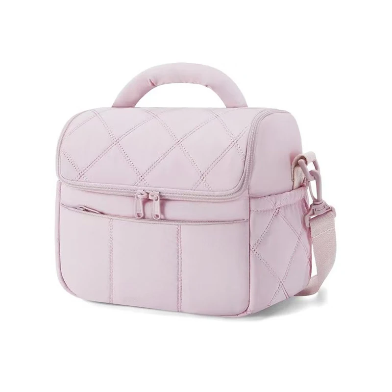High quality double bridge isothermal lunch bag, sealed insulated lunch box, reusable, sustainable for work and school