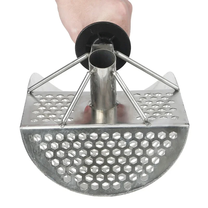 Nowy Zestaw Łopatki do Piasku i Szufelki do Wykrywacza Metali, Stal Nierdzewna, Narzędzie do Kopania na Plaży, Filtr do Wykrywania Podziemnych Skarbów Metalowych