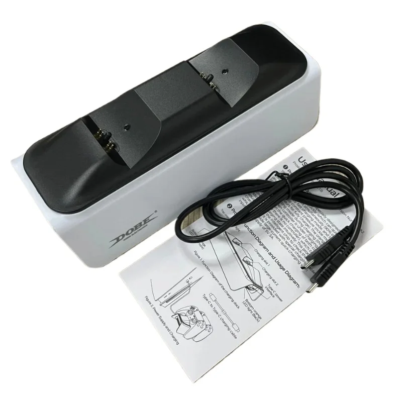 

TP5-0521B DualSense Charging Station for PS5 Controller Dual Charging Dock Gamepad Charger Dock for PS5 with Type C Cable
