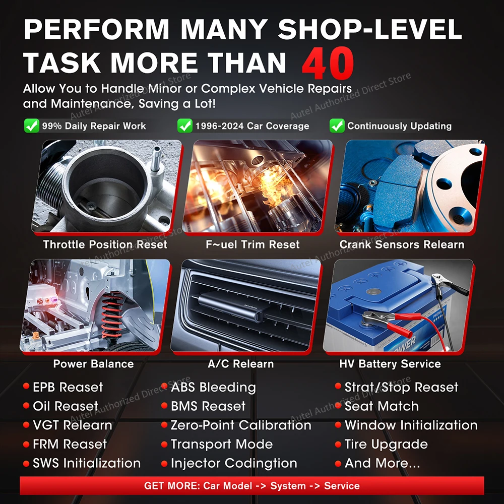 أحدث أدوات تشخيص السيارات MaxiCOM MK900BT لعام 2025، ماسح ضوئي ثنائي الاتجاه، CAN FD & DoIP، 40+ خدمات مطورة من MK808S MK808BT PRO #5