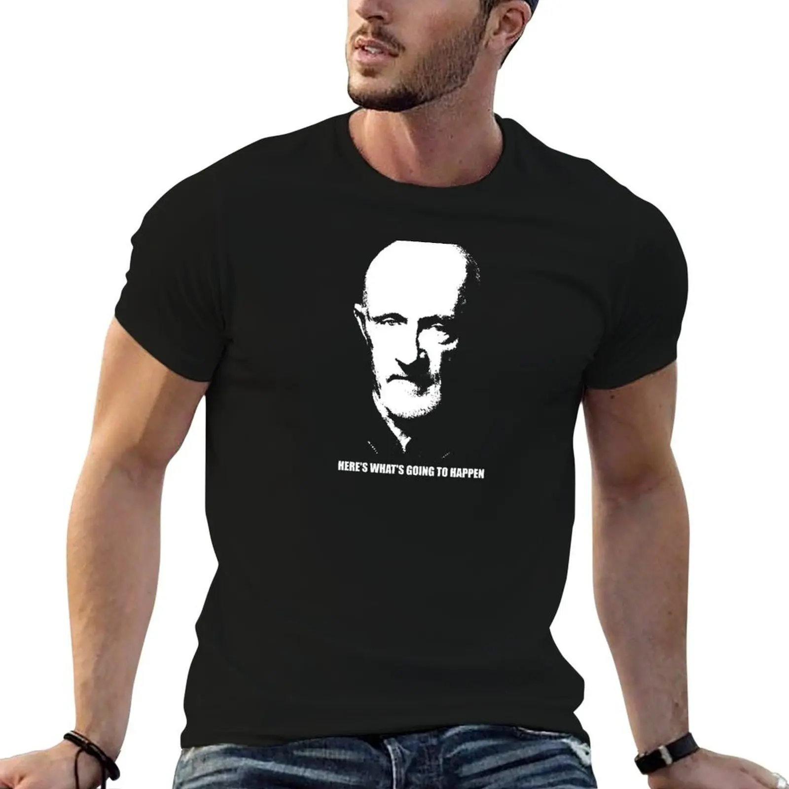 

Mike Ehrmantraut Breaking Bad Better Call Saul Tshirt White T-Shirt cotton t shirt man cotton tshirt 100% T-Shirt